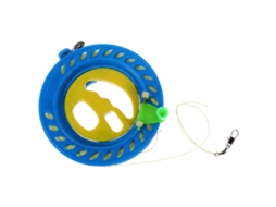 Roda de pipa portátil com 100m de fio (azul)