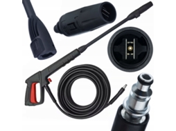 Pistola Com Bico Vario 8m – Compatível Com Bosch/ar/black&amp;decker/michelin | Mangueira 8m | Click Connect