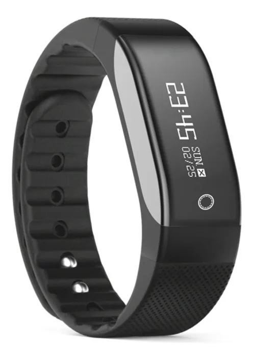Pulseira Inteligente Preta Sma07 Com Bluetooth E Rastreador Dvayotoy