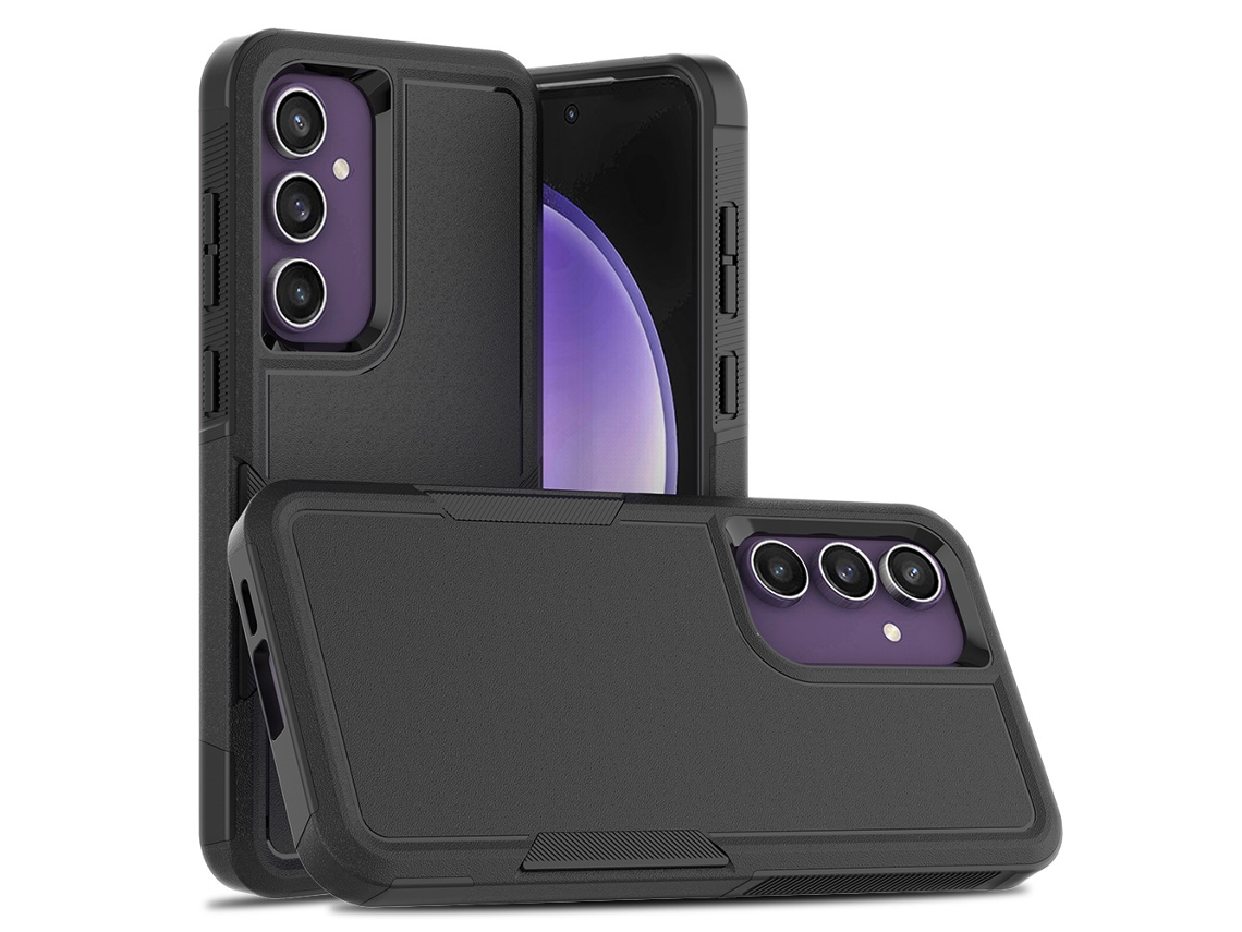 Capa Protetora Armor Para Samsung Galaxy S25 Ultra Roxo