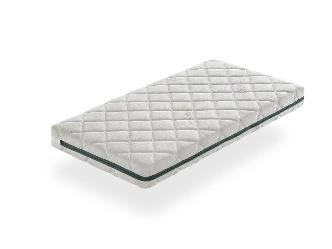 Colchão Viscoelástico Para Bebê 60x120 Bamboo Baby Altura 11 Cm Adaptável, Com Partículas Naturais E Respirável Sonho