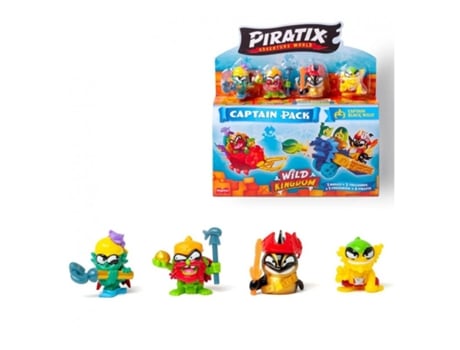 Piratix Capitão Black Willy Wild Kingdom Pack Capitanes Ppx4b612in00 4 Caixa Mágica p25