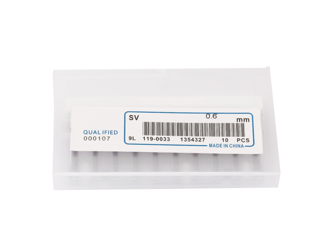 10pcs Broca De Fresamento Cônica Carbeto De Tungstênio Revestida Azul Para Fresadora Pcb(0.6mm)