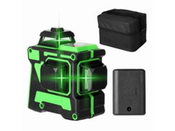 Nível laser 3D, 12 linhas, auto nivelamento vertical e horizontal, ferramenta, S/MARCA