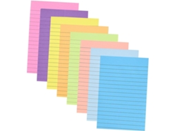 Autocolantes De Notas 8 Livres Papel Destacável Adesivos