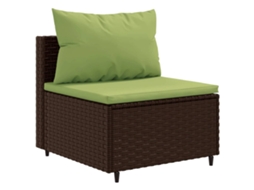 Conjunto de 3 Pcs bar jardim Vime e madeira MAISON EXCLUSIVE