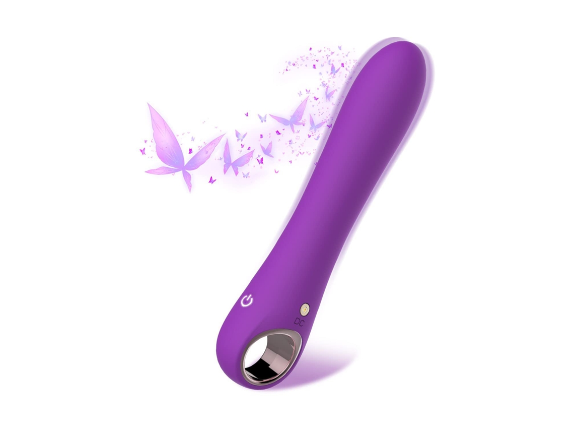 Vibrador Vibrador De Ponto G Com 10 Modos De Vibração Para Estimulação Clitoriana Vaginal E Anal Roxo Siurn