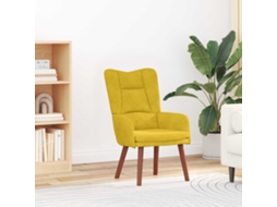 Vidaxl Poltrona Amarelo 63 X 67 X 94 Cm Veludo