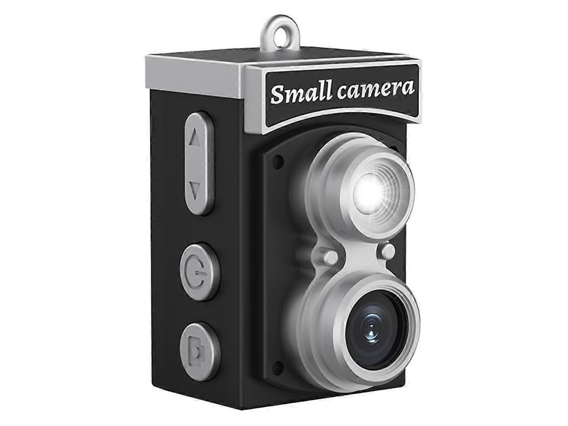 Mini Câmara Digital Retro Com Ecrã De 1,14 Polegadas, Vídeo Full Hd 1080p, Autofoco E Cartão De 32 Gb