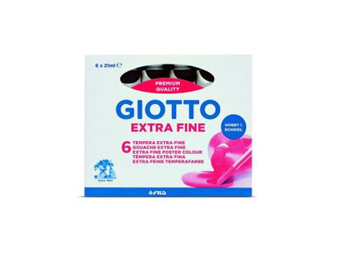 GIOTTO 355024 Tempera 21 Ml Tubo Preto