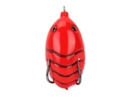 Isca Artificial Sapo Silicone Vermelha