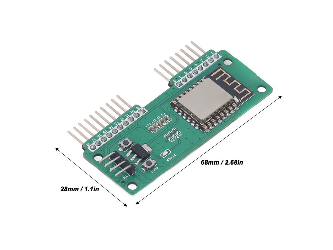 Laxiscreed Placa De Desenvolvimento Wifi Com Esp8266 E Funcionalidade Deauther V2 Para Flipper Zero