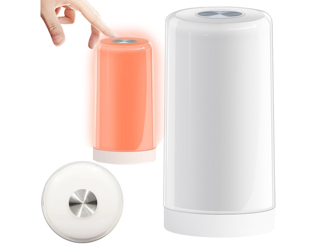 Luminária De Mesa Led Sem Fios Com Usb E Função De Toque., Luminária De Mesa/cabeceira Led Com Toque, Usb-c E Luz Multicolorida