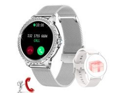 Smartwatch Bestvite I58 com carregamento magnético e longa duração, preto