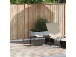 Vidaxl Mesa De Centro De Jardim Retangular 80x40x37cm Vime Pe Castanho