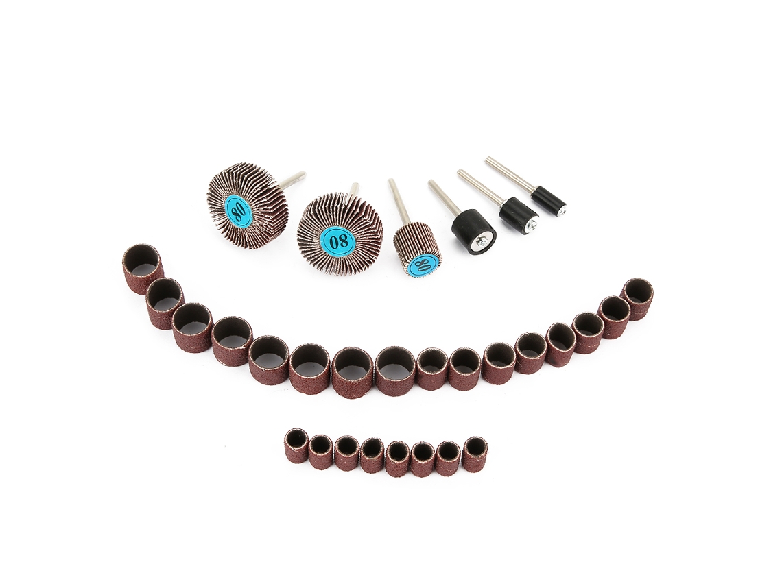 Conjunto De 30 Accesorios Para Herramientas Rotativas: Mezclilla, Pulido Y Cepillado De Uñas Con Taladro Eléctrico Y Amoladora