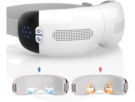Massageador Ocular Com Máscaras De Calor E Resfriamento Para Olheiras E Inchaço Massagem Por Vibração Nicecee
