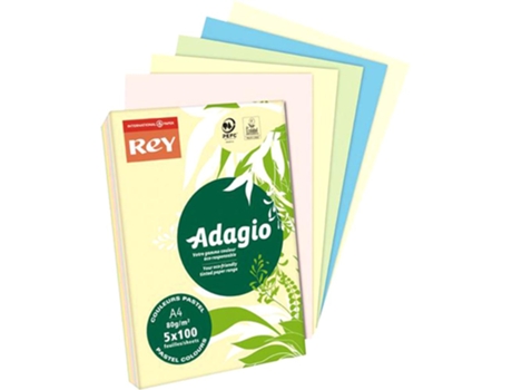 Embalagem 500h Papel 80gr A3 Amarelo Pálido Adagi.