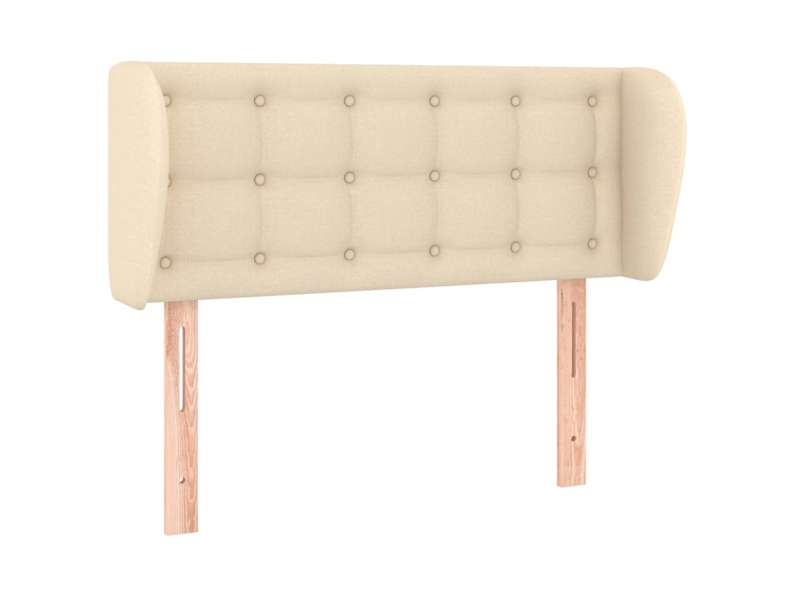 Headboard, Headboards Vidaxl Creme Tecido (103 X 23 X 78/88 Cm)