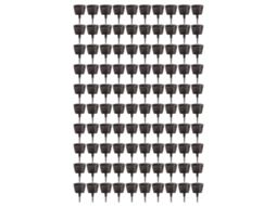 100pcs Cesto de Malha de Adubo com Tampa para Succulento Bonsai | S/MARCA