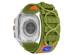Bracelete para Samsung Galaxy Watch Ultra 47mm Verde Prata XIAOMOYU