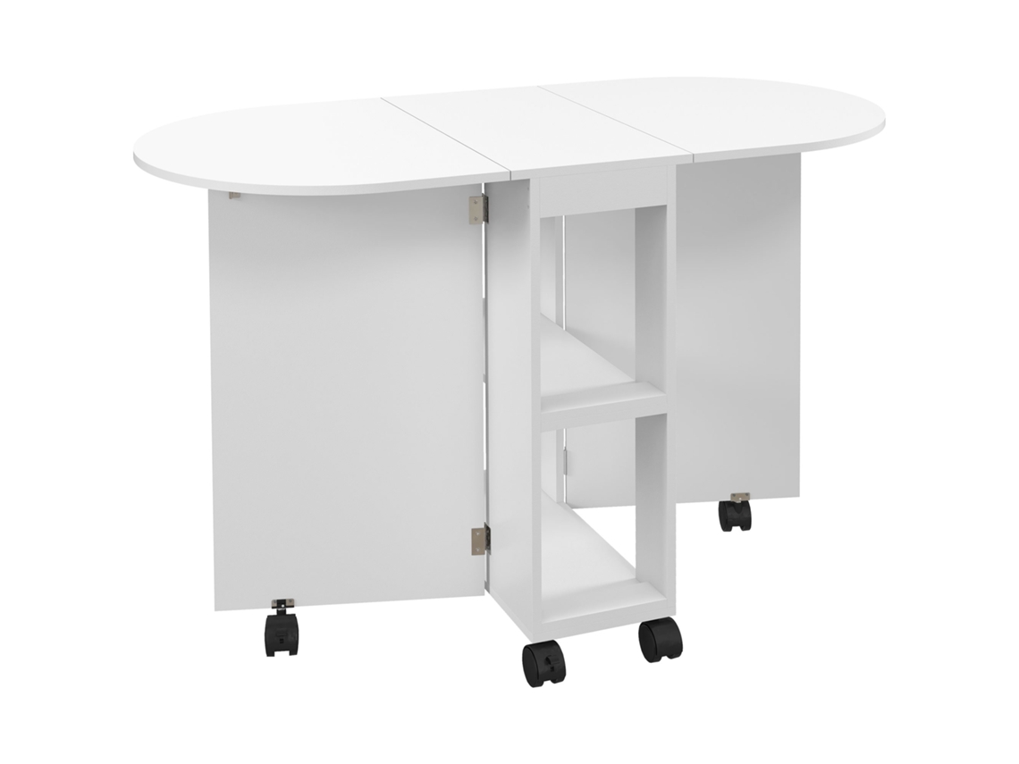 Mesa centro retrátil S/MARCA com compartimento oculto, prateleira (100x45x50,5cm)