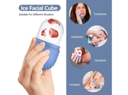Rolo De Gelo Para Rosto E Pele Ferramenta De Beleza Rejuvenescedora Para Inchaço Inflamação E Circulação Sanguínea Fácil De Usar E Adeq Bestvite