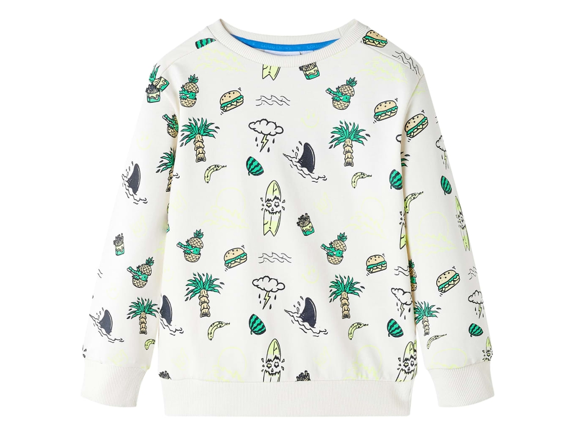 Sweatshirt Para Criança Cor Cru Suave 116