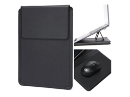 Capa HEXINYIGJLY para portátil, 14 polegadas, com suporte, 2 ângulos, impermeável, para Dell, HP, Acer, Huawei, prata