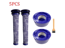 Pré-filtros e pós-filtros hepa peças de reposição para kit de acessórios de aspirador de pó sem fio Dyson V8 V7