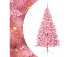 Árvore De Natal Artificial Iluminada Vidaxl Rosa Pvc (240 Cm)