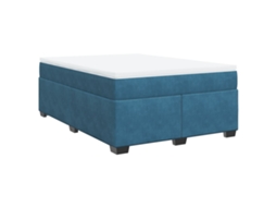 Box Spring Bed, Box Spring Beds Vidaxl Azul Veludo (140 X 200 Cm)