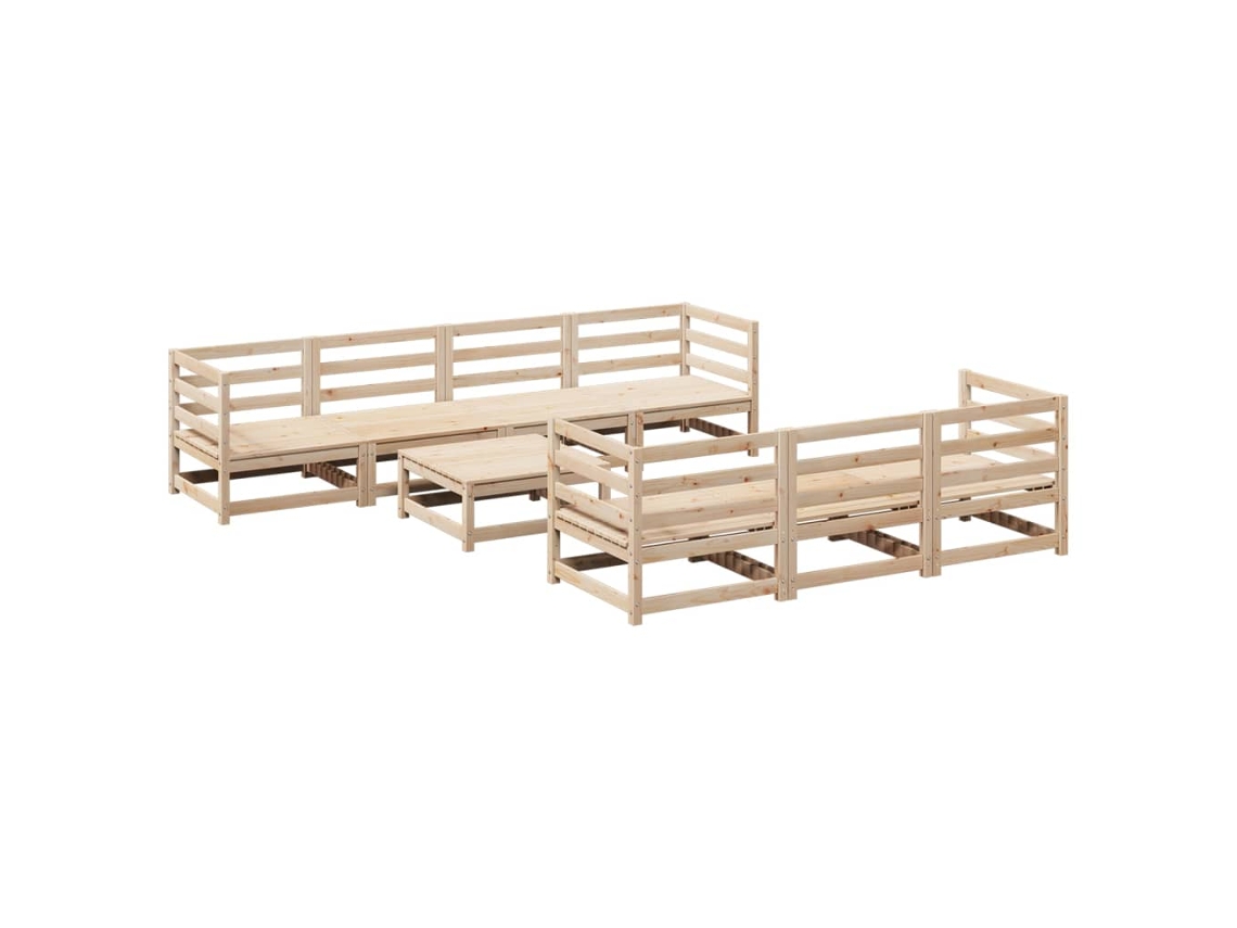 Garden Sofa Set, Garden Sofa Sets Vidaxl Marrom Madeira De Pinho (n/a)