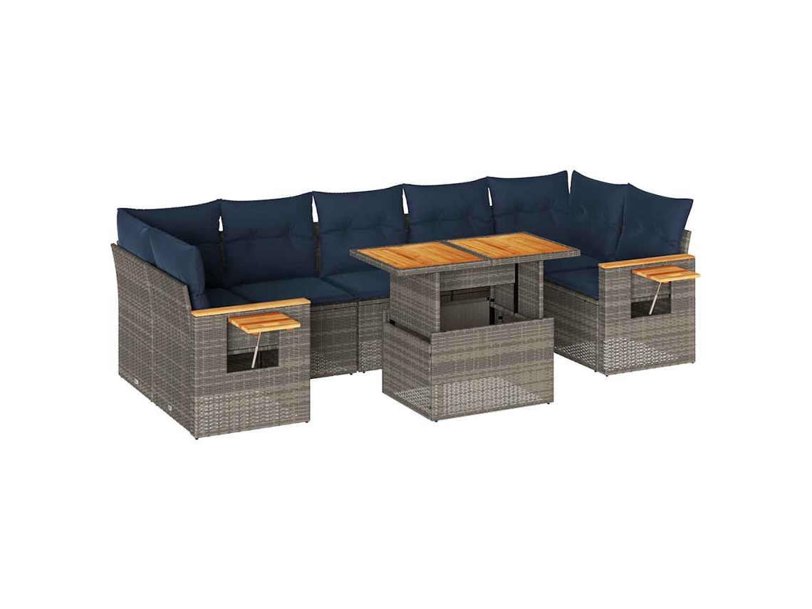 Garden Sofa Set, Garden Sofa Sets Vidaxl Cinzeto Rattan / Vime (n/a)