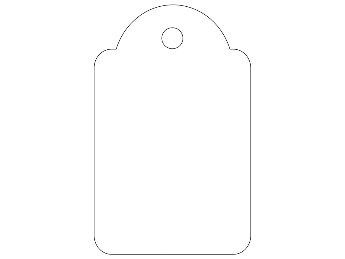 Etiquetas Manuais APLI para Pendurar (Branco - 22 X 35 mm)