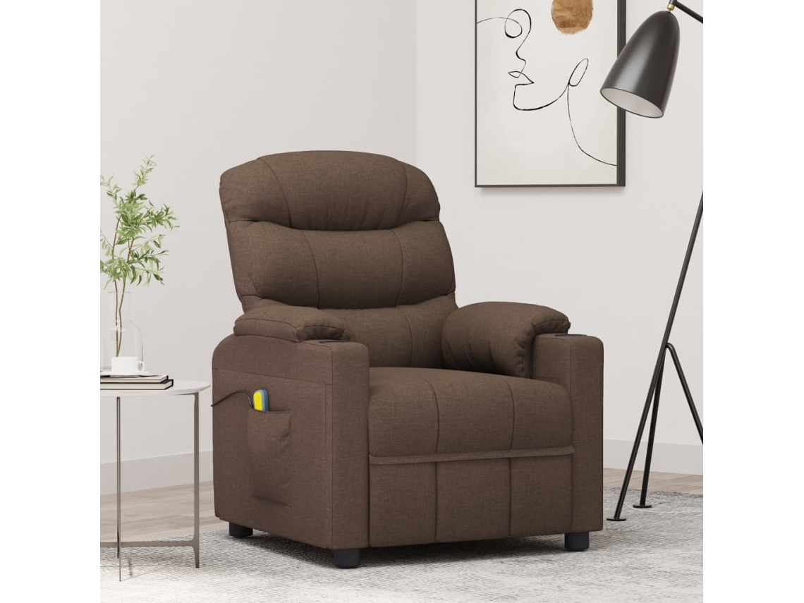 Massage Chair, Massage Chairs Vidaxl Marrom Tecido