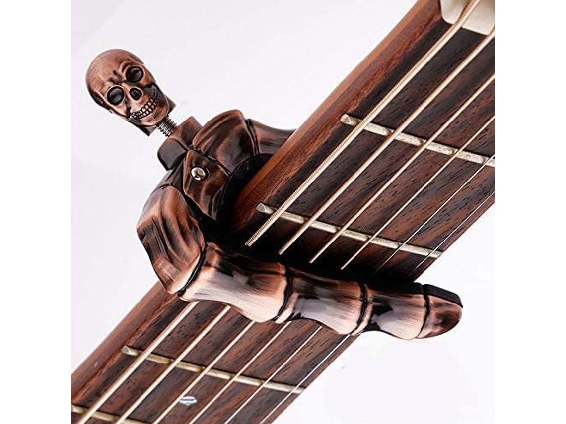 Guitarra Folk Sandhi De Alta Qualidade Com Dedo De Caveira Fantasma Aquaforge