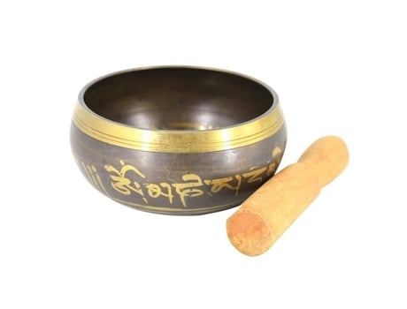 Filtro Chantant Bouddha Bol Meditação Terapia Yoga Um Pequeno Bol Com Decorações A Casa Mallet Derramar 9,5 Cd Música Do Mundo Artibetter