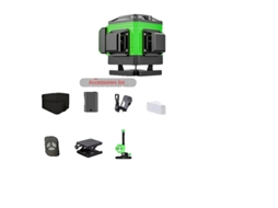 Nível A Laser, 3 X 360 Linhas, Função De Autonivelamento, Verde 12 Linha