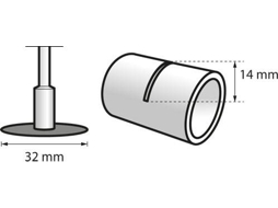 Disco de corte de 32 mm BOSCH