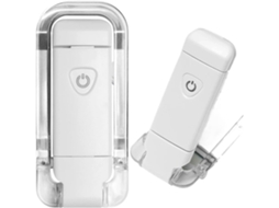 Luz De Leitura Recarregável Via Usb, Com Brilho Ajustável, Led E