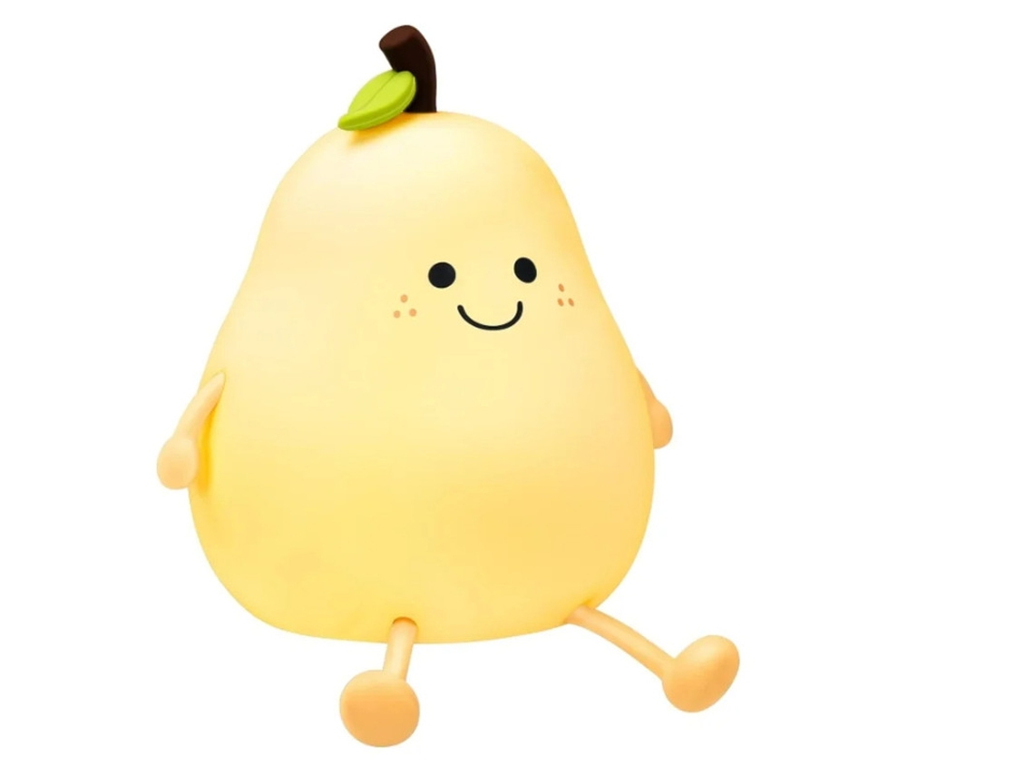 Luz Noturna Bestvite Smiling Pear Led Com Mudança De Cor Amarelo