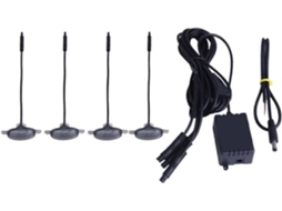 Pequena Grade Decorativa Com Luz Led Amarela, Luz De Advertência Neblina Redesenhada Para Caminhonetes