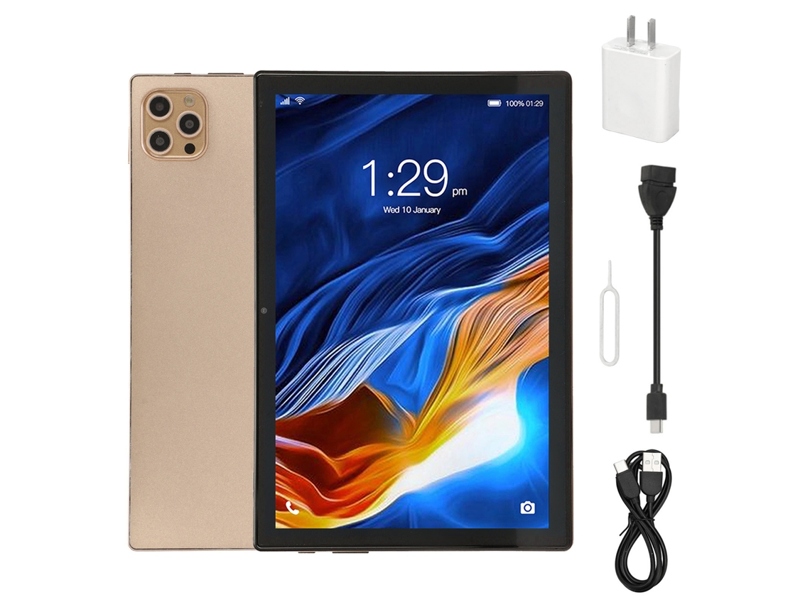 Tablet De 10,1 Polegadas Com 6gb De Ram E 128gb De Rom Para Android 12 Other