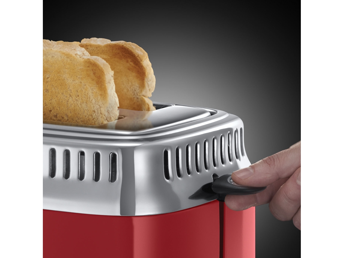 Torradeira RUSSELL HOBBS Retro 21680-56 (Vermelho - 1300 W)