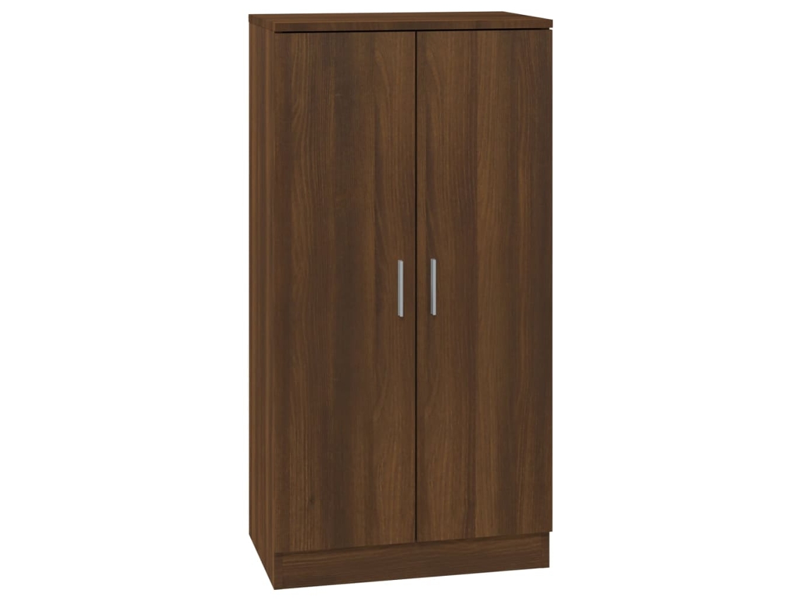Vidaxl Sapateira 55x35x108 Cm Derivados De Madeira Carvalho Castanho