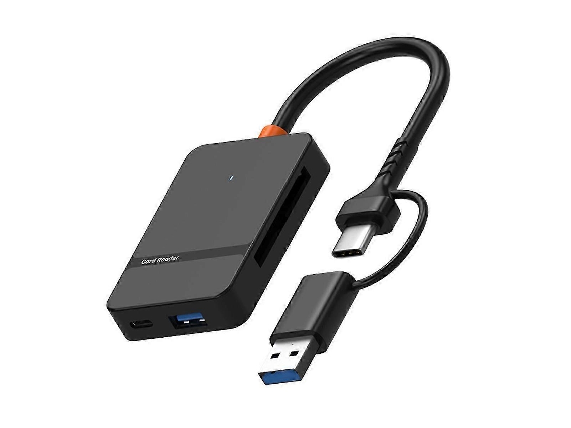 Leitor de Múltiplos Cartões Usb 3.0 compatível com Sd, Microsd, Tf, Ms e Compact Flash AQUAFORGE