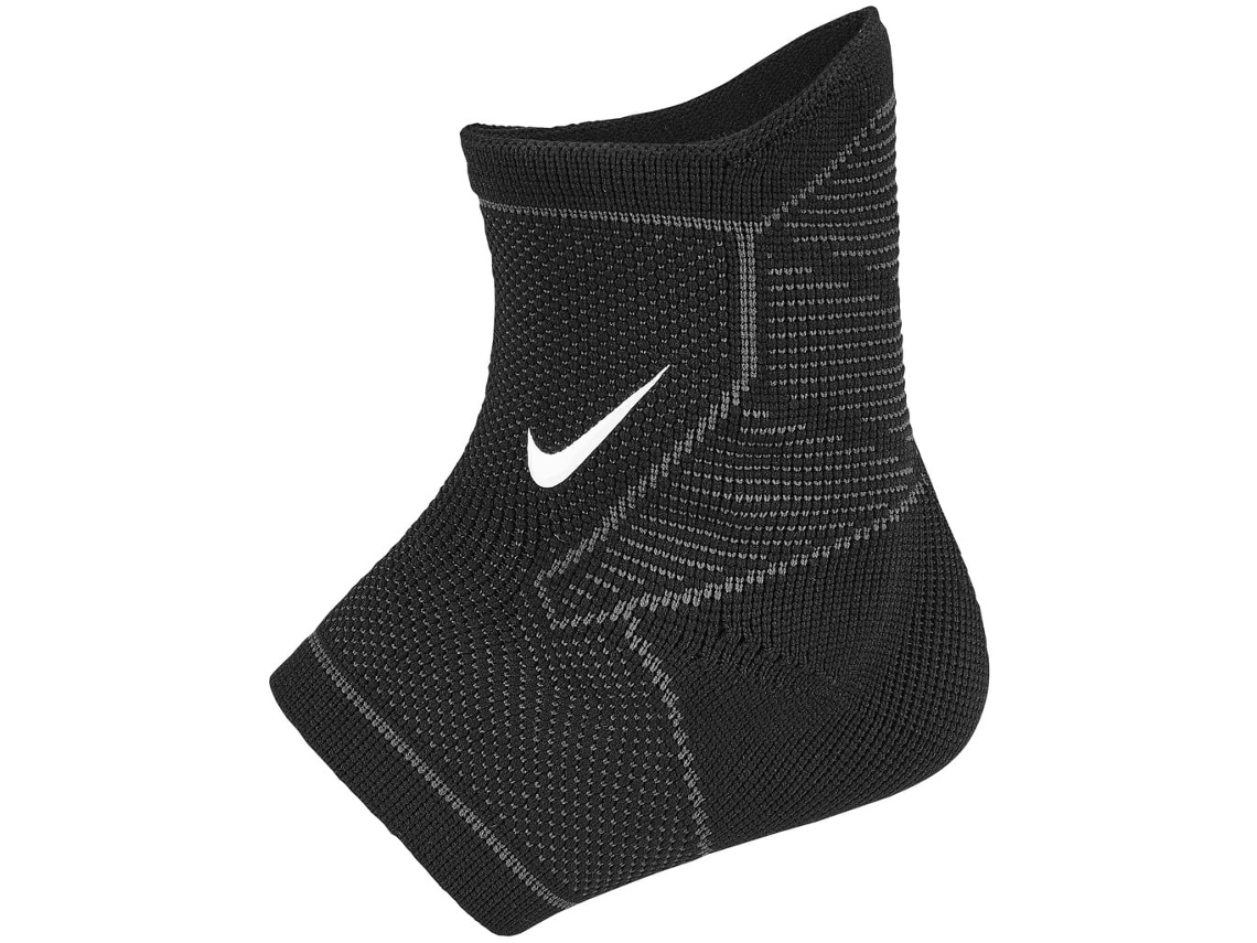 Faixa Esportiva Para Tornozelo Nike, Preta, Tamanho Médio Suporte E Conforto.