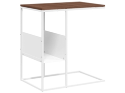 Mesa de apoio Madeira Branca MAISON EXCLUSIVE 55x36x59,5 cm