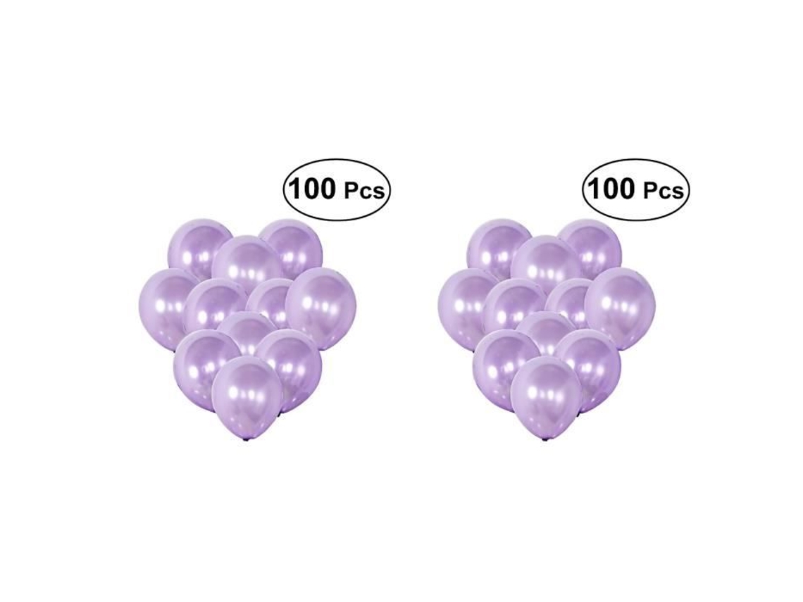 Balão - Latex - Violeta - 15.75 Polegadas - 200 Pcs - Decoração De Festa Romântica